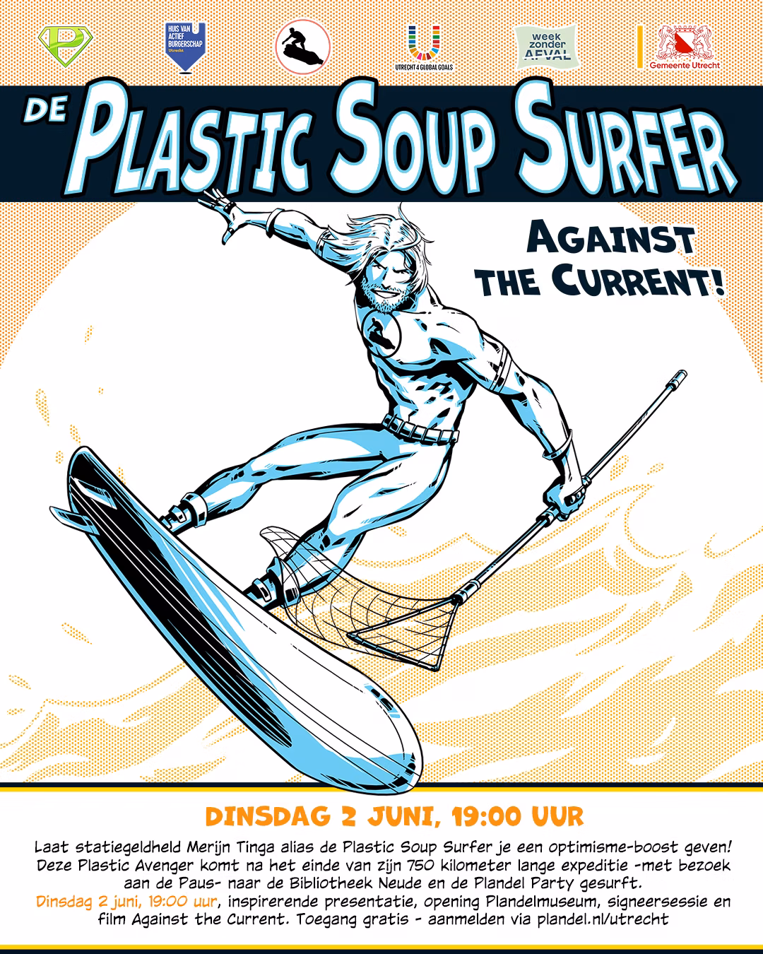 Afbeelding van opening Plandelmuseum & filmvertoning met Wanda de Kanter en de Plastic Soup Surfer