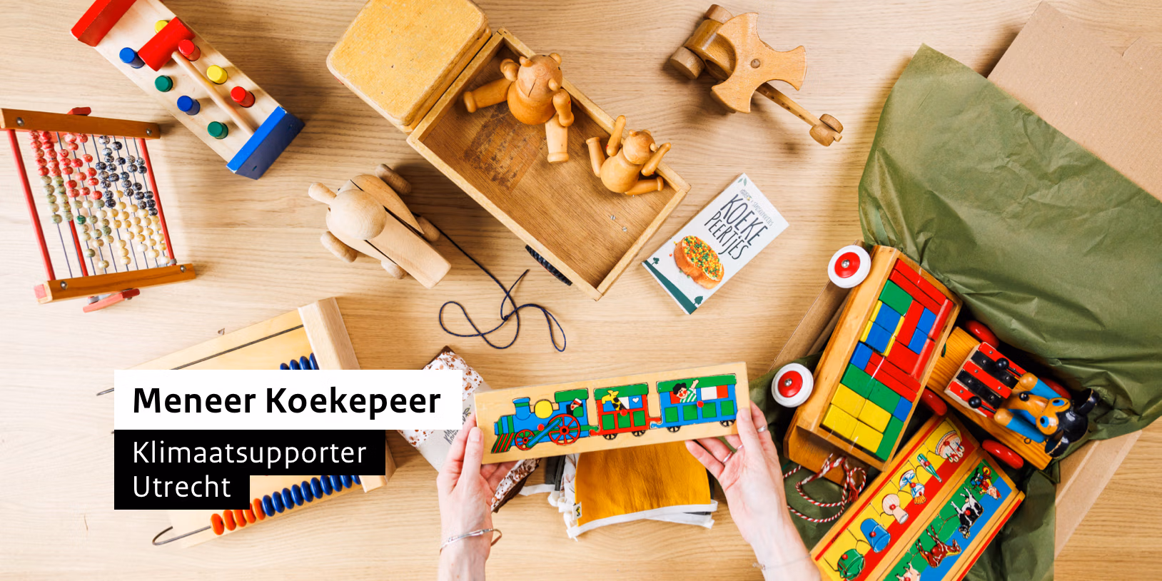 Klimaatsupporter Meneer Koekepeer