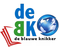 Logo van De Blauwe Knikker