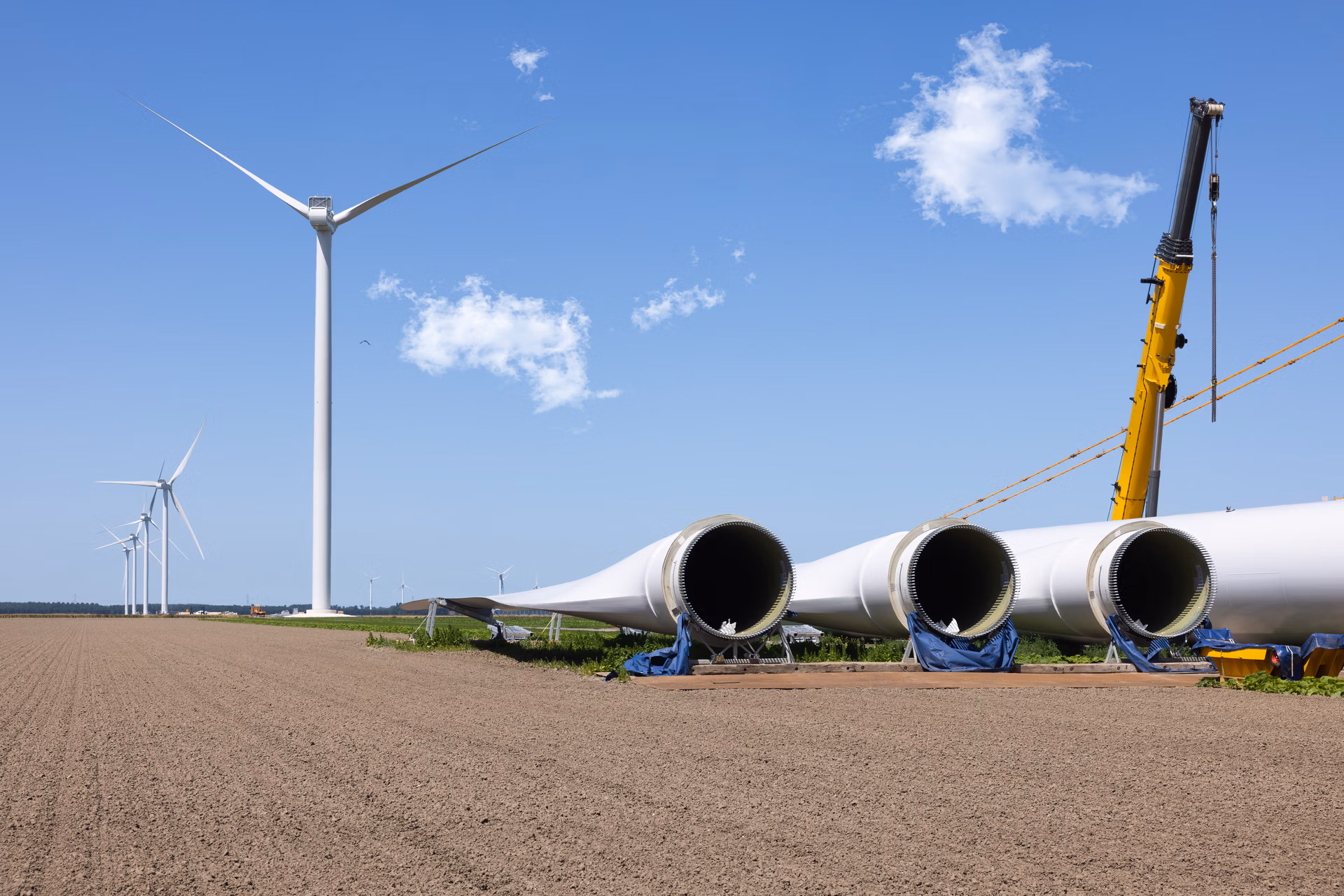 Windturbines en CO2-uitstoot