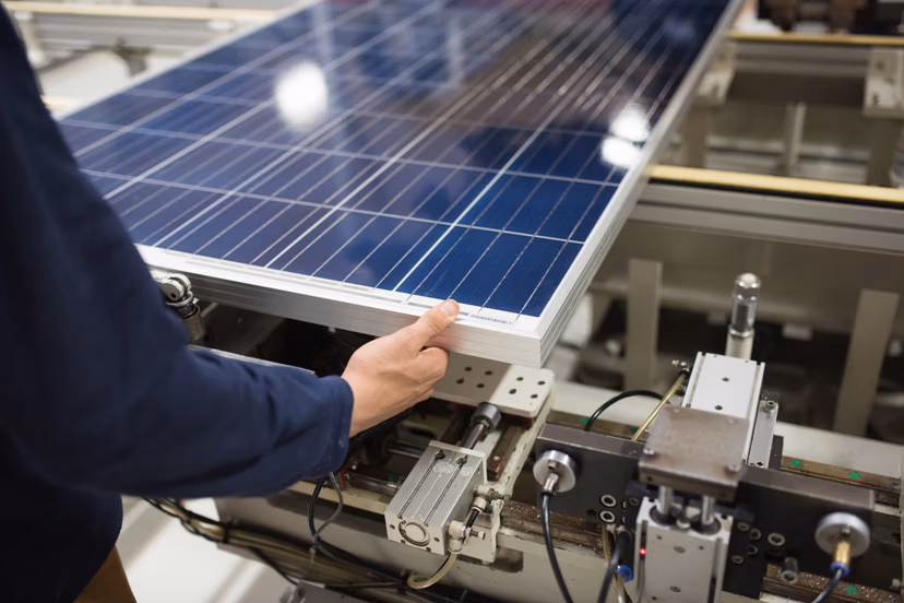 De opbrengst van zonnepanelen