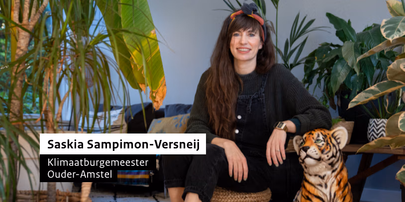 Klimaatburgemeester van Ouder-Amstel Saskia Sampimon-Versneij